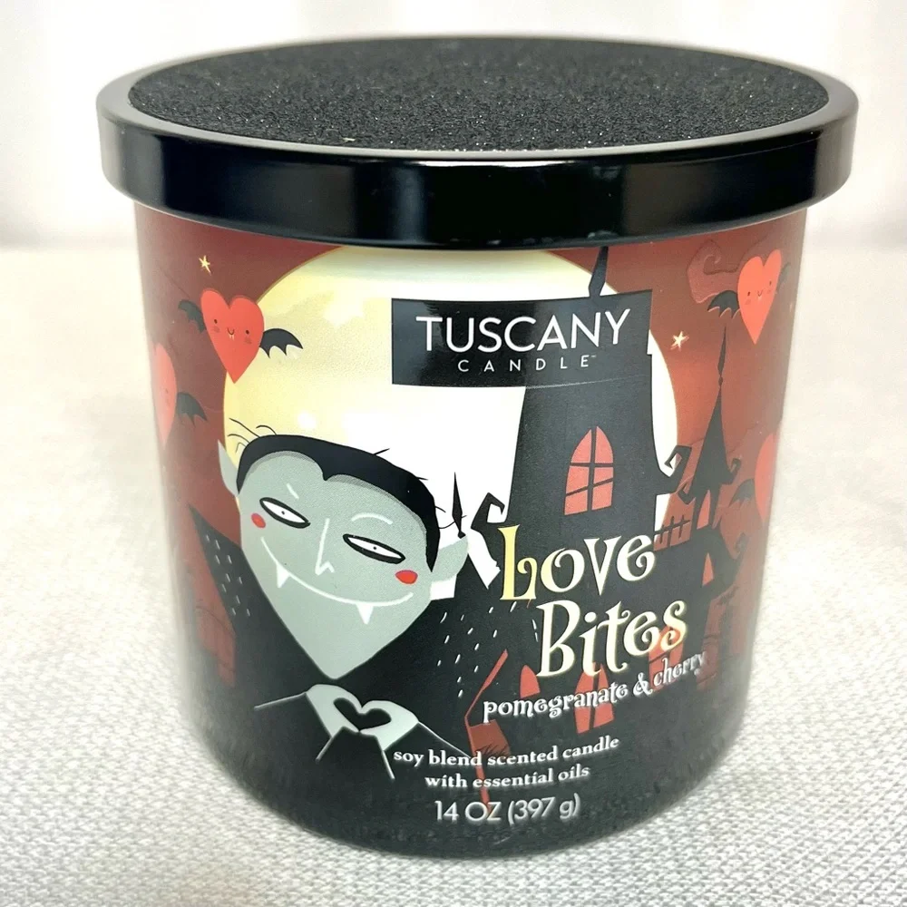 Tuscany 3-Wick Soy and Essential Oils Scented Candles with Halloween Theme - New - Picture 6 of 7